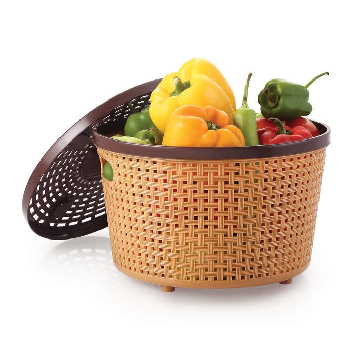 SILKY BASKET (WITH LID)