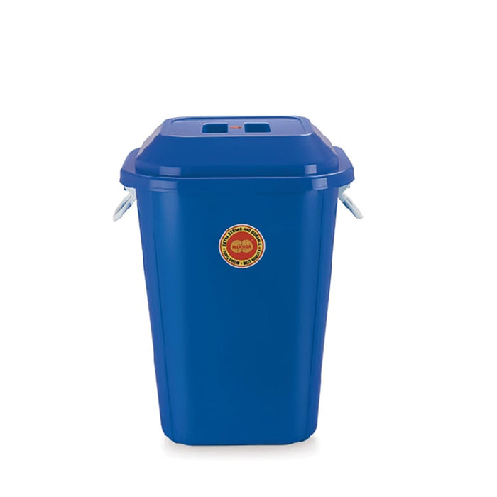 MODERN SQUARE BUCKET WITH LID (OPAQUE)
