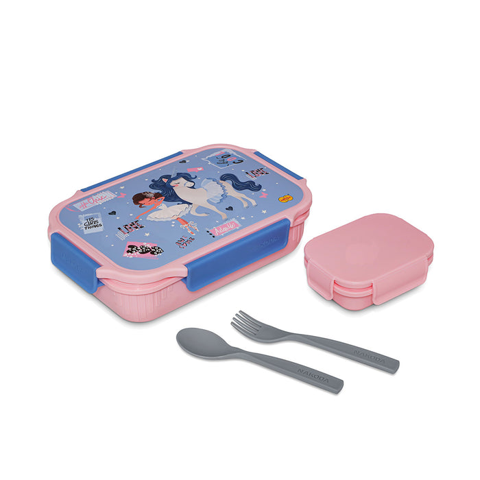SNAP FIT LUNCH BOX PRINTED 1000