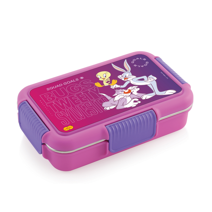 AMIGO 3 PARTITION LUNCH BOX PRINTED