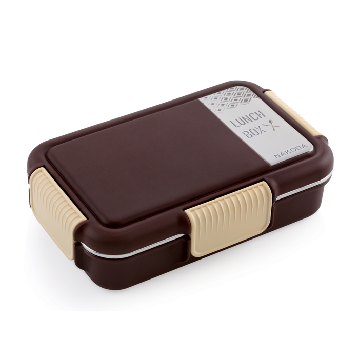 AMIGO 3 PARTITION LUNCH BOX PLAIN