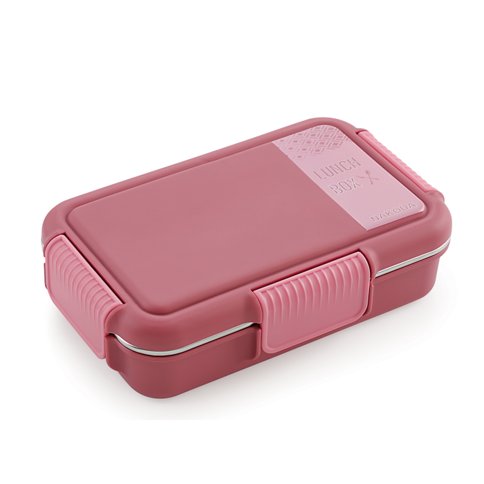 AMIGO 3 PARTITION LUNCH BOX PLAIN