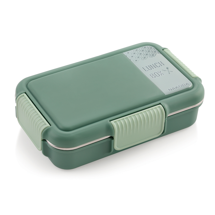 AMIGO 3 PARTITION LUNCH BOX PLAIN
