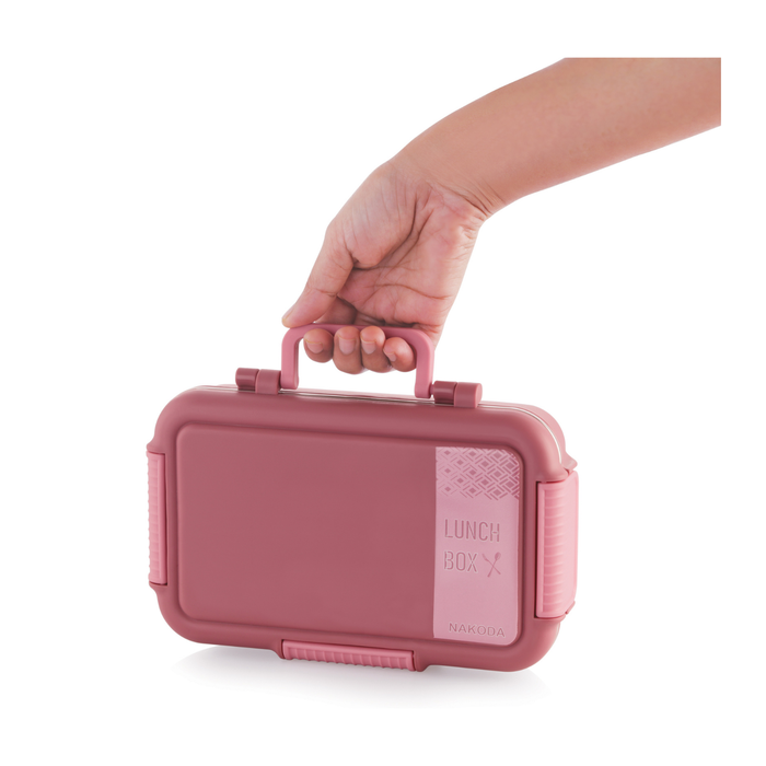 AMIGO 3 PARTITION LUNCH BOX PLAIN