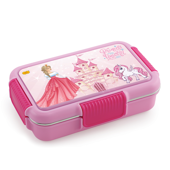 AMIGO 3 PARTITION LUNCH BOX PRINTED
