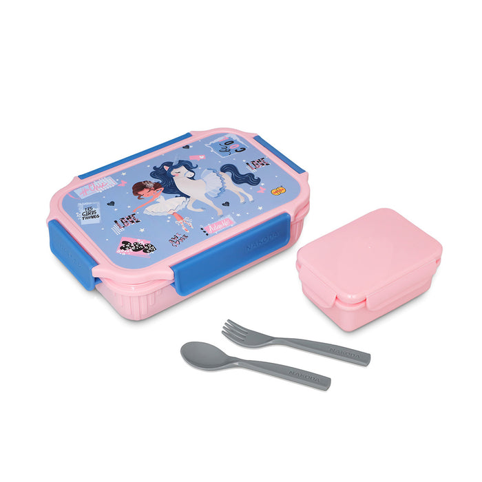 SNAP FIT LUNCH BOX PRINTED 750