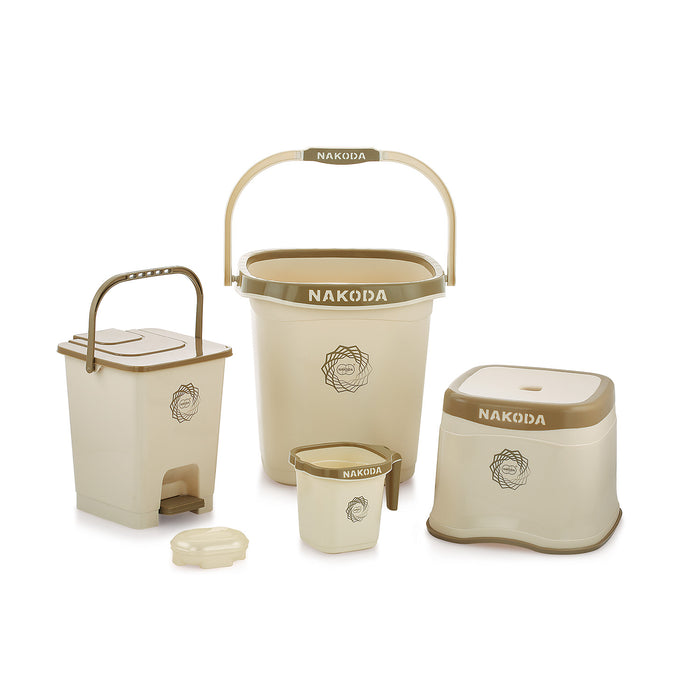 NEXON 5 PC BATHROOM SET (SMALL & BIG)