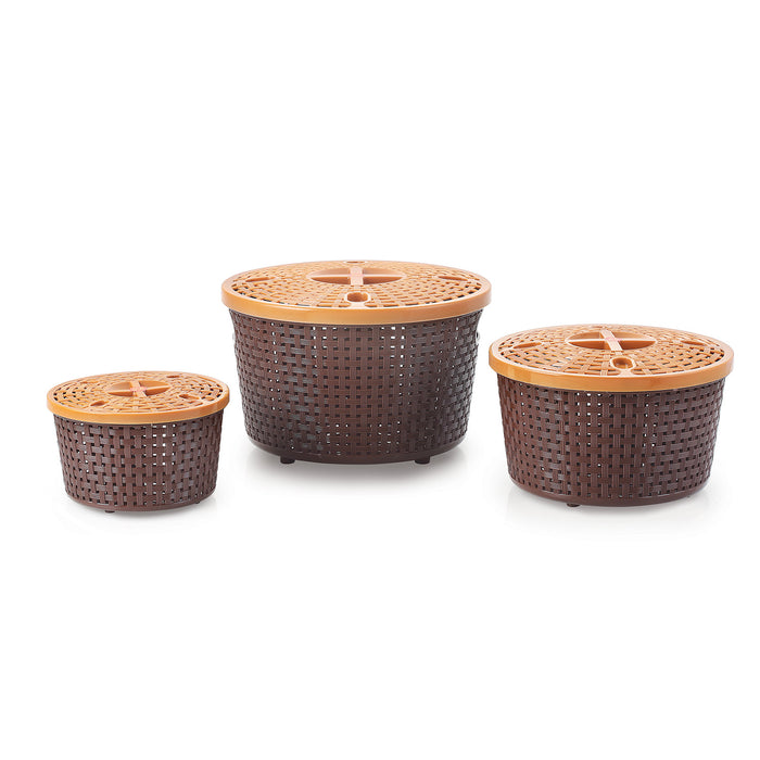 SILKY BASKET (WITH LID)