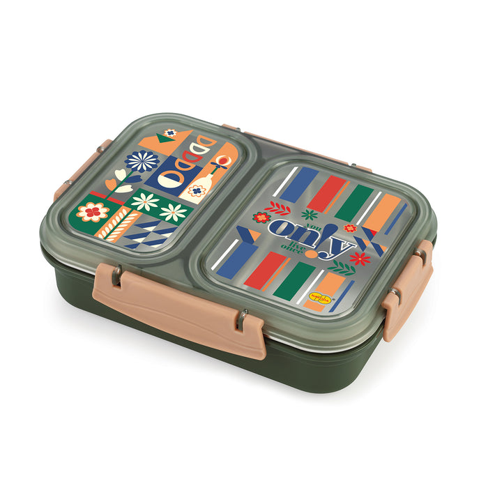 NERO 2 PARTITION LUNCH BOX