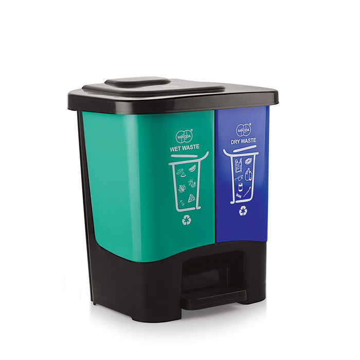 DUO 2 IN 1 PEDAL BIN